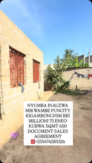 House for Sale in Mikwambe Funcity, Dar Es Salaam (650 sqm) House for Sale in Mikwambe Funcity, Dar Es Salaam (650 sqm)