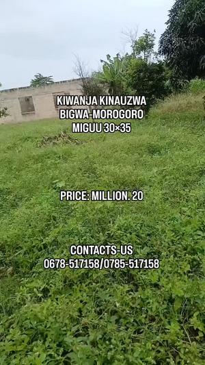 Kiwanja kinauzwa Bigwa, Morogoro sqm 1050