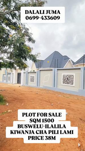 Plot for sale in Buswelu-ilalila, Mwanza sqm 1500 Plot for sale in Buswelu-ilalila, Mwanza sqm 1500
