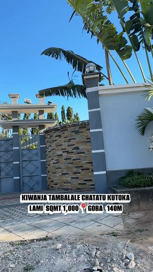 Kiwanja kinauzwa Goba Mageti, Dar Es Salaam (1000 sqm)
