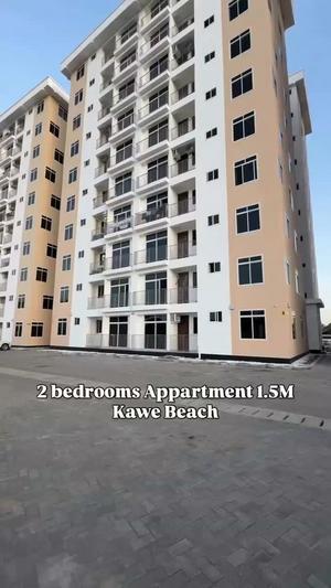 Apartment ya vyumba viwili inapangishwa Kawe Beach, Dar Es Salaam