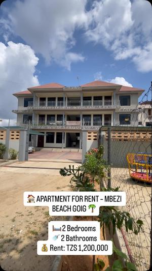 2 Bedrooms Apartment for Rent in Mbezi Beach Goig, Dar Es Salaam 2 Bedrooms Apartment for Rent in Mbezi Beach Goig, Dar Es Salaam