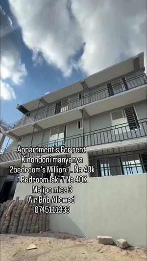 Apartment ya vyumba viwili inapangishwa Kinondoni Manyanya, Dar Es Salaam Apartment ya vyumba viwili inapangishwa Kinondoni Manyanya, Dar Es Salaam
