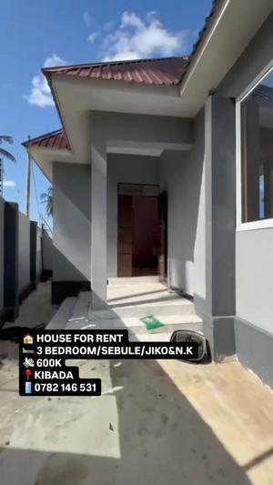 Nyumba ya vyumba vitatu inapangishwa Kibada, Dar Es Salaam Nyumba ya vyumba vitatu inapangishwa Kibada, Dar Es Salaam