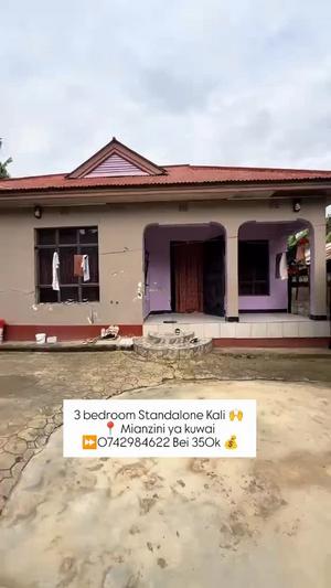 Nyumba ya vyumba vitatu inapangishwa Mianzini, Dar Es Salaam Nyumba ya vyumba vitatu inapangishwa Mianzini, Dar Es Salaam
