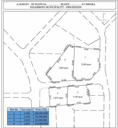 Beach Plots for Sale in Mwera Beach, Kigamboni, Dar Es Salaam (500 sqm) Beach Plots for Sale in Mwera Beach, Kigamboni, Dar Es Salaam (500 sqm)