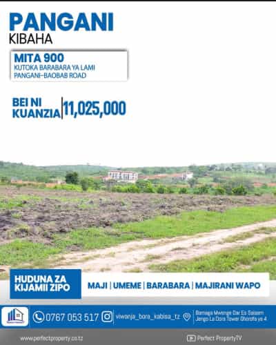 Viwanja vinauzwa Kibaha Pangani, Pwani