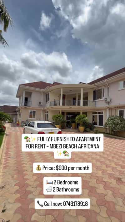 2 Bedrooms Furnished Apartment for Rent in Mbezi Beach Africana, Dar Es Salaam