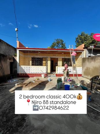 Nyumba ya vyumba viwili inapangishwa Njiro 88, Arusha