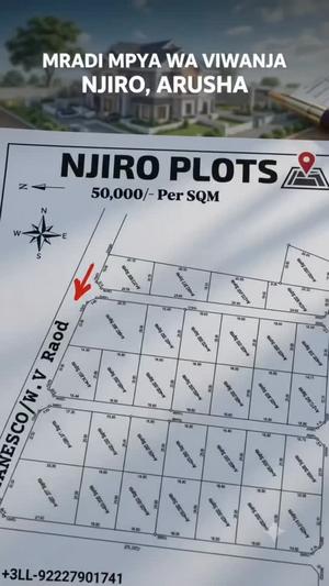Viwanja vinauzwa Njiro, Arusha Viwanja vinauzwa Njiro, Arusha