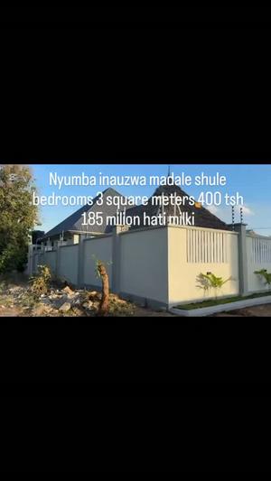 Nyumba ya vyumba vitatu inauzwa Madale Shule, Dar Es Salaam (400 sqm) Nyumba ya vyumba vitatu inauzwa Madale Shule, Dar Es Salaam (400 sqm)