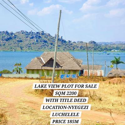 Kiwanja kinauzwa Nyegezi Luchelele Jembe Ni Jembe, Mwanza sqm 2200 Kiwanja kinauzwa Nyegezi Luchelele Jembe Ni Jembe, Mwanza sqm 2200