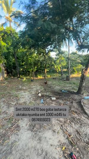 Kiwanja kinauzwa Goba, Dar Es Salaam (2000 sqm)