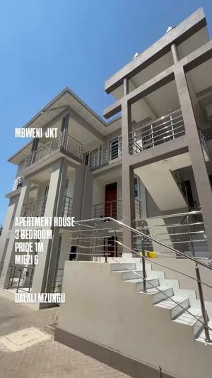 Apartment ya vyumba vitatu inapangishwa Mbweni Jkt, Dar Es Salaam Apartment ya vyumba vitatu inapangishwa Mbweni Jkt, Dar Es Salaam