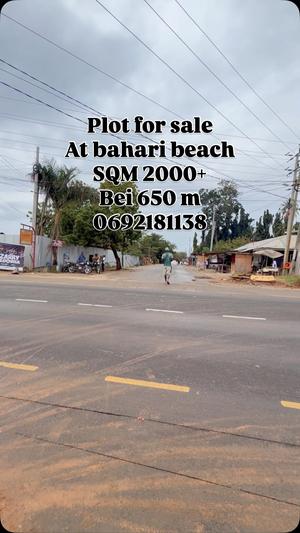 Residential Plot for Sale in Bahari Beach, Dar Es Salaam (2000 sqm)