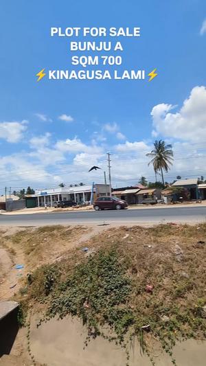 Kiwanja kinauzwa Bunju A, Dar Es Salaam (700 sqm)