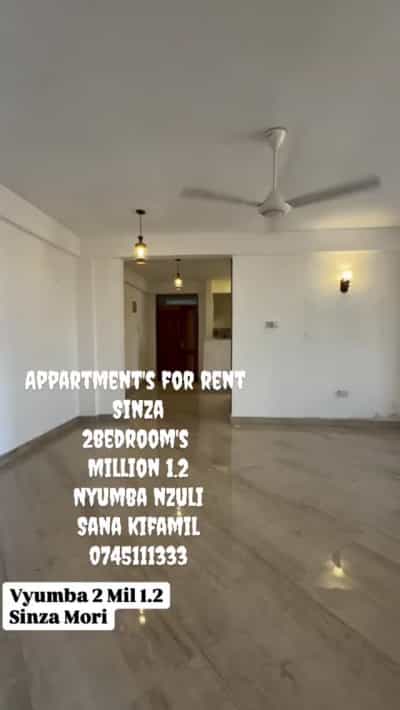 2 Bedrooms Apartment for Rent in Sinza, Dar Es Salaam