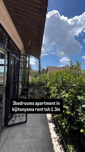 Apartment ya vyumba vitatu inapangishwa Kijitonyama, Dar Es Salaam