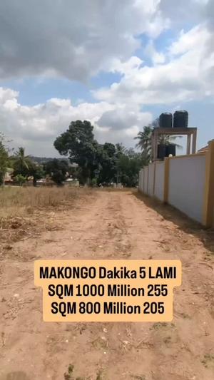 Kiwanja kinauzwa Makongo, Dar Es Salaam (1000 sqm) Kiwanja kinauzwa Makongo, Dar Es Salaam (1000 sqm)