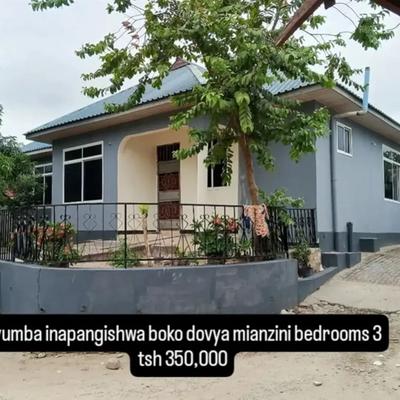 Apartment ya vyumba vitatu inapangishwa Bunju A Mianzini, Dar Es Salaam