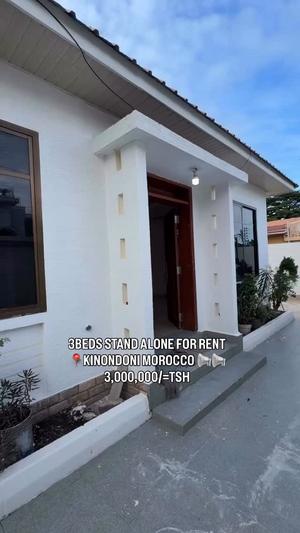 Nyumba ya vyumba vitatu inapangishwa Kinondoni Morocco, Dar Es Salaam