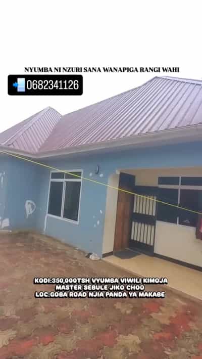 2 Bedrooms House for Rent in Goba Njia Panda Ya Makabe, Dar Es Salaam
