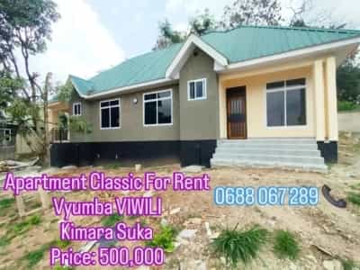 Apartment ya vyumba viwili inapangishwa Kimara Suka, Dar Es Salaam