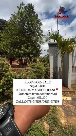 Commercial Plots for Sale in Kihonda Maghorofani, Morogoro (1400 sqm) Commercial Plots for Sale in Kihonda Maghorofani, Morogoro (1400 sqm)