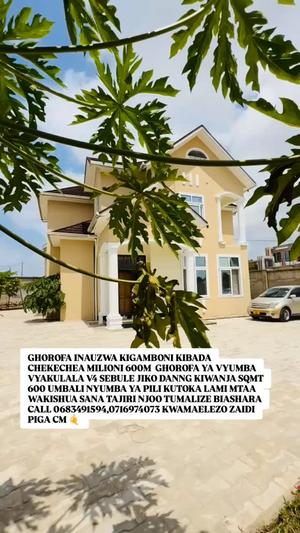 Nyumba ya vyumba vinne inauzwa Kigamboni Kibada, Dar Es Salaam