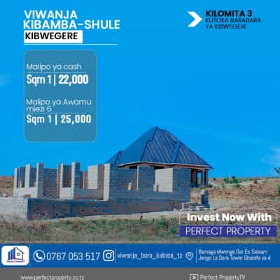 Viwanja vinauzwa Kibamba Shule-Kibwegere, Dar Es Salaam Viwanja vinauzwa Kibamba Shule-Kibwegere, Dar Es Salaam