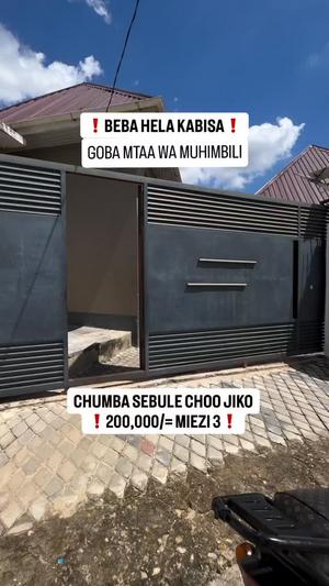 Nyumba ya chumba kimoja inapangishwa Goba Mtaa Wa Muhimbili, Dar Es Salaam