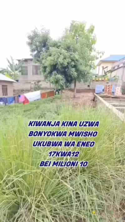 Kiwanja kinauzwa Tabata Bonyokwa Mwisho, Dar Es Salaam (204 sqm)
