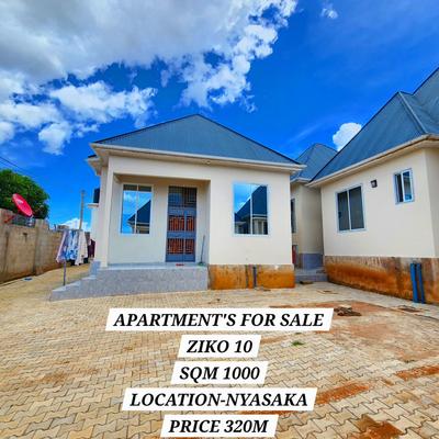 Nyumba ya vyumba viwili inauzwa Nyasaka, Mwanza (1000 sqm)