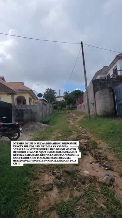 Nyumba ya vyumba vitatu inauzwa Kigamboni Mikwambe, Dar Es Salaam (500 sqm)