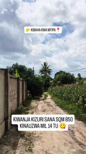 Kiwanja kinauzwa Kibaha Kwa Mfipa, Pwani (850 sqm)