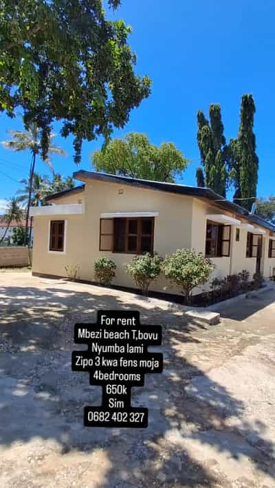 Apartment ya vyumba vinne inapangishwa Mbezi Beach Tanki Bovu, Dar Es Salaam