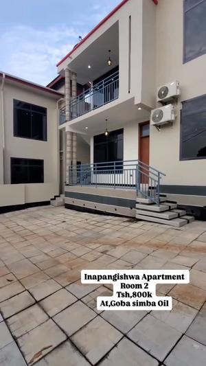 Apartment ya vyumba viwili inapangishwa Goba Simba Oil, Dar Es Salaam