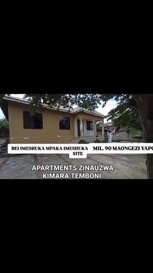 Apartment ya vyumba vitatu inauzwa Kimara Temboni, Dar Es Salaam (800 sqm) Apartment ya vyumba vitatu inauzwa Kimara Temboni, Dar Es Salaam (800 sqm)