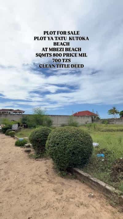 Kiwanja kinauzwa Mbezi Beach, Dar Es Salaam (800 sqm)