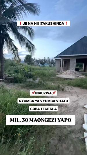 Nyumba ya vyumba vitatu inauzwa Goba Tegeta A, Dar Es Salaam (400 sqm)