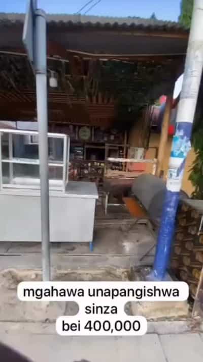 Mgahawa unapangishwa Sinza, Dar Es Salaam