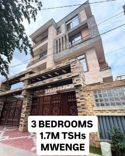 3 Bedrooms House/Apartment for Rent in Mwenge, Dar Es Salaam