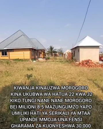 Kiwanja kinauzwa Tungi Nanenane, Morogoro (308 sqm) Kiwanja kinauzwa Tungi Nanenane, Morogoro (308 sqm)