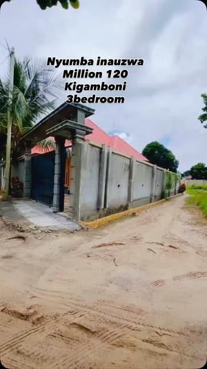 Nyumba ya vyumba vitatu inauzwa Kibada Mwela, Dar Es Salaam