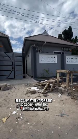 Apartment ya vyumba viwili inapangishwa Mwananyamala, Dar Es Salaam