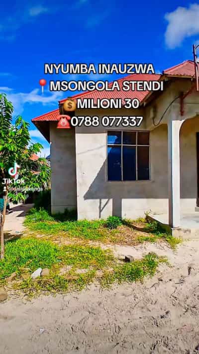 Nyumba ya vyumba vitatu inauzwa Msongola Stendi, Dar Es Salaam