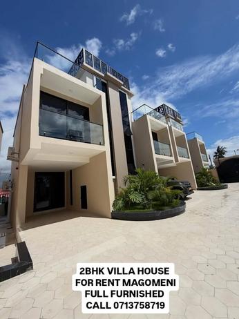 Villa (Furnished) ya vyumba viwili inapangishwa Magomeni, Dar Es Salaam