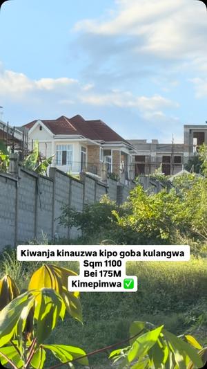 Kiwanja kinauzwa Goba Kulangwa, Dar Es Salaam sqm 1100 Kiwanja kinauzwa Goba Kulangwa, Dar Es Salaam sqm 1100