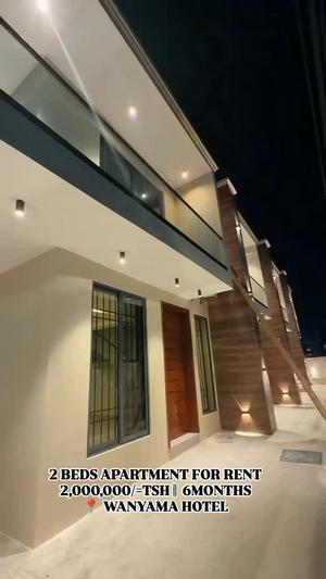 Apartment ya vyumba viwili inapangishwa Sinza Mori, Dar Es Salaam