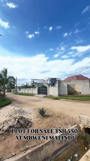 Plot for sale in Mbweni Malindi, Dar Es Salaam sqm 1679